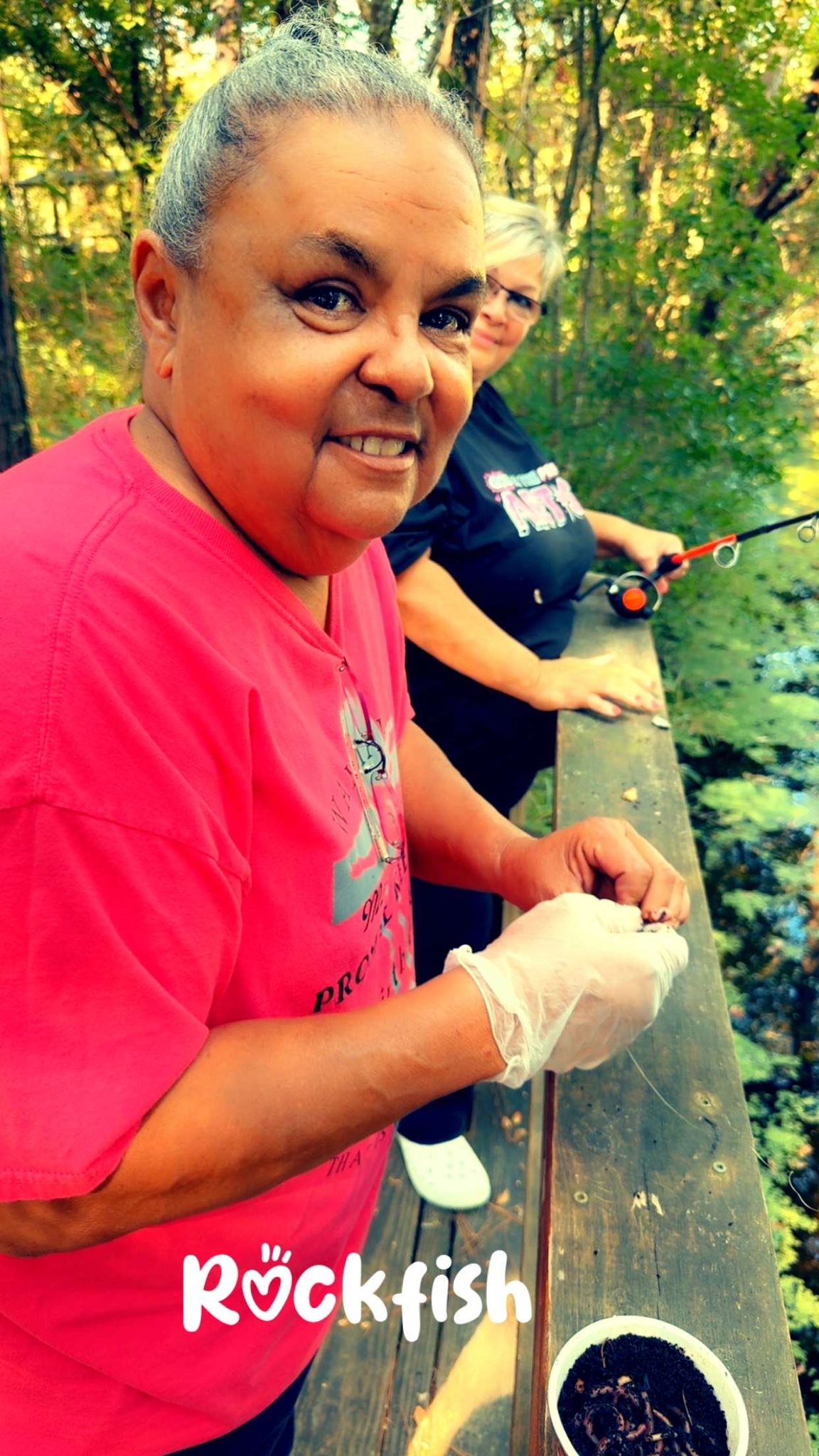 Fishing activity at PAWSS outdoor event